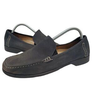 Cole Haan Resort Men's Black Leather‎ Slip On Casual Loafers Made in Italy Sz 10